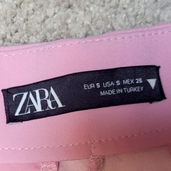 Zara Pink Skorts with Tailored Flare - Size 5 - Picture 3 of 3